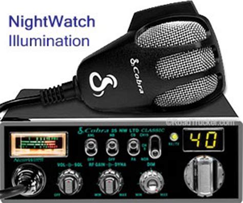 Cobra Nwltd Classic Cb Radio W Nightwatch Display