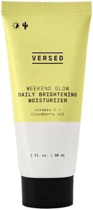 Amazon Versed Weekend Glow Daily Brightening Moisturizer Vegan