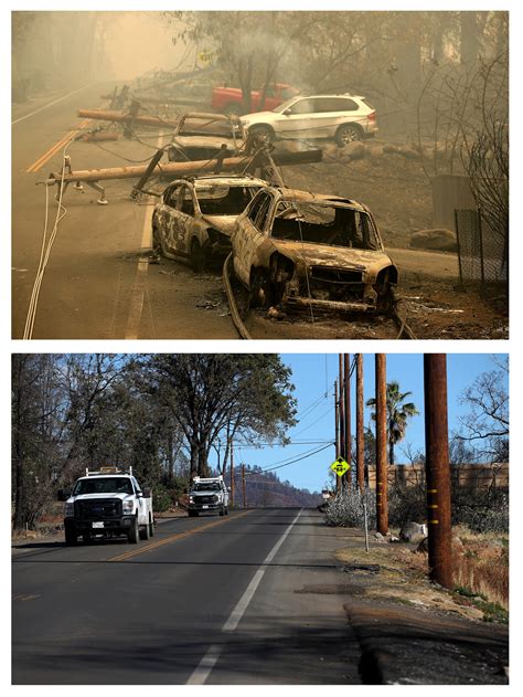 Then And Now Paradise 1 Year After Deadly Camp Fire Nbc 7 San Diego