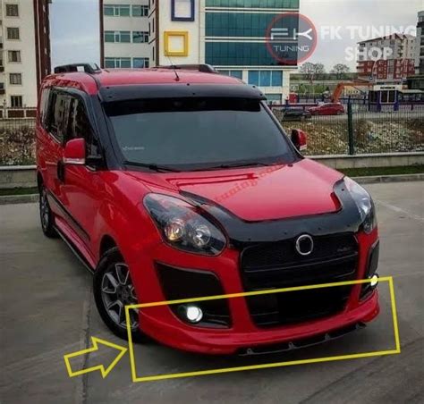 Fiat Fiorino Ön Tampon Eki 2008 2016 boyasız polyester FK Tuning