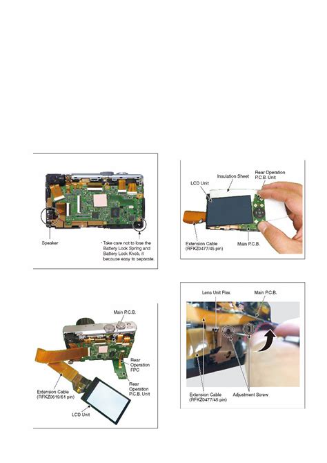 Panasonic Lumix DMC-TZ80 TZ81 ZS60 Service Manual Repair Guide