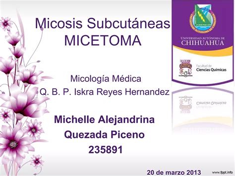 Micetoma Ppt