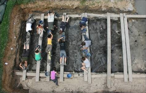 Hallado en el poblado neolítico de La Draga un arco de 7 400 años de