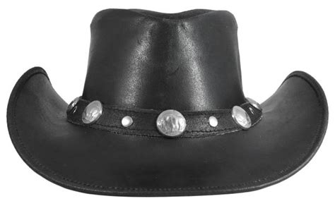 Buffalo Nickel Leather Hat