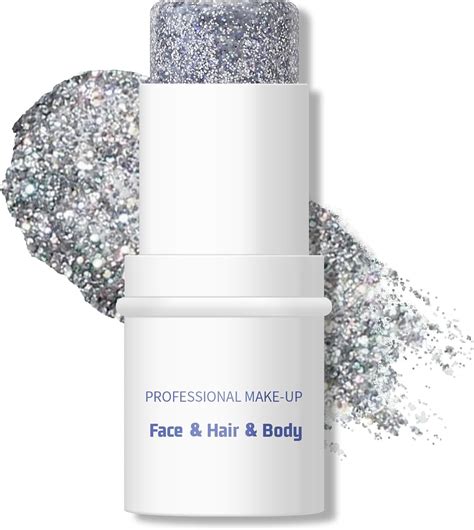 Kyda Body Glitter Stick Chunky Glitter Gel For Face Body Hair Sparkling Holographic Mermaid