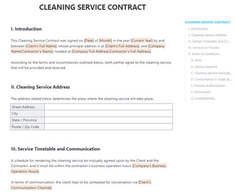 10 Free Simple Business Contract Templates And Agreements