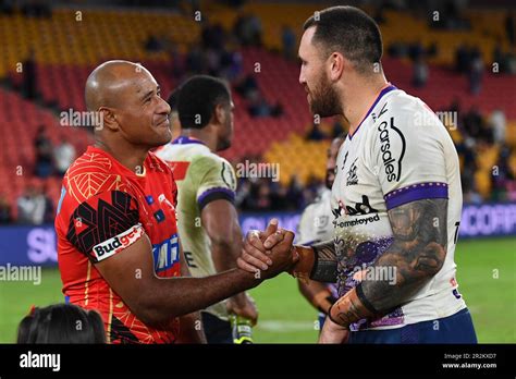 Felise Kaufusi Of The Dolphins Speaks With Nelson Asofa Solomona Of The