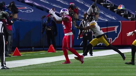 Every catch by Stefon Diggs in Bills vs. Steelers | Week 14