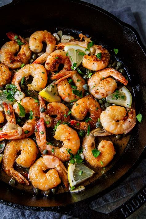 30 Minute Easy Shrimp Piccata Platings And Pairings