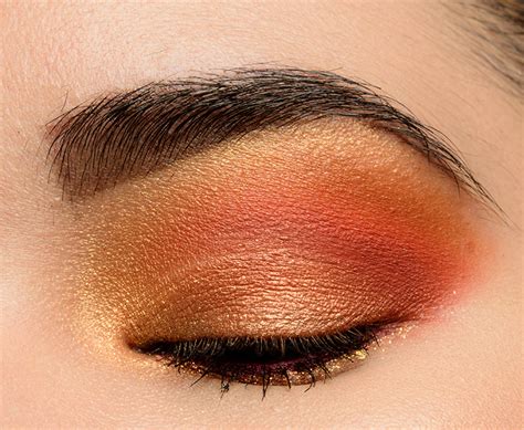 A Bright Orange Copper Eye Look Featuring Colourpop Orange You Glad