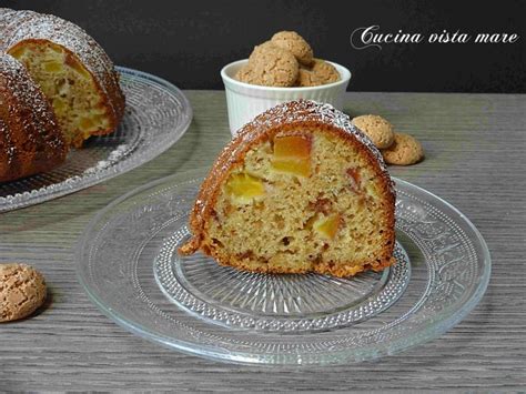 Ciambella Pesche E Amaretti