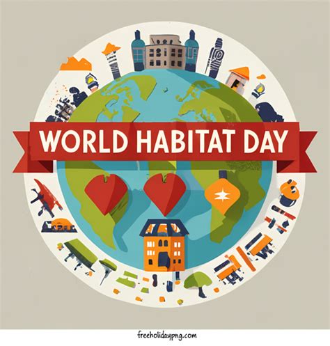 World Habitat Day World Habitat Day Earth globe for Habitat Day for ...