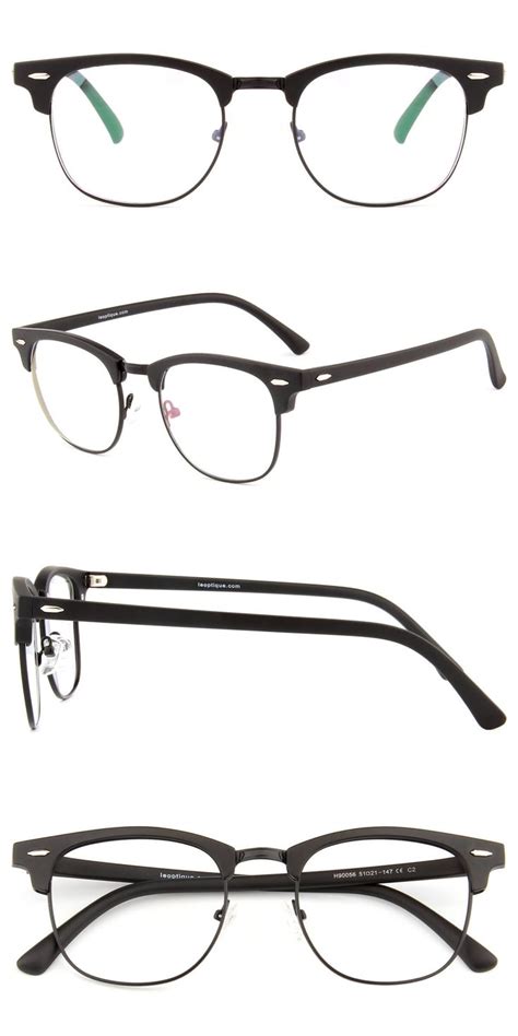 These Glasses Feature Acetate Browline With A Oval Lens The Lower Rims