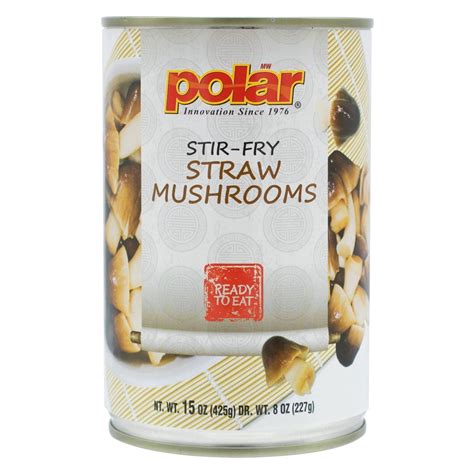 Mw Polar Stir Fry Straw Mushrooms 15 Oz