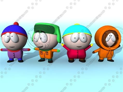 3d Kyle South Park