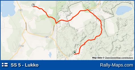 SS 5 Lukko Stage Map Keski Uusimaa Ralli 1981 Rally Maps