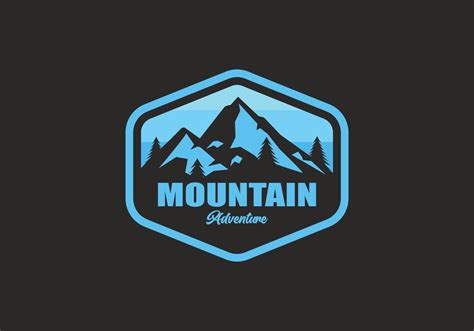 Mountain Adventure Logo Design Vector Illustration Vector Art