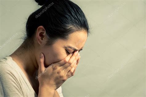 Portrait of woman crying Stock Photo by ©yanmingzhang 35361323