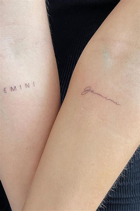 Gemini Tattoos That Perfectly Symbolize Duality And Creativity