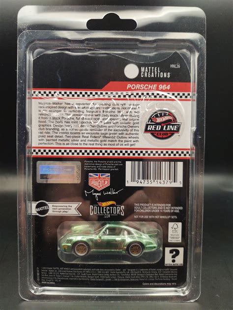 RLC Exclusive Magnus Walker Urban Outlaw Porsche 964 Hot Wheels In Hand