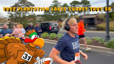 2022 5k Turkey Trot At Plantation Lakes Myrtle Beach Youtube