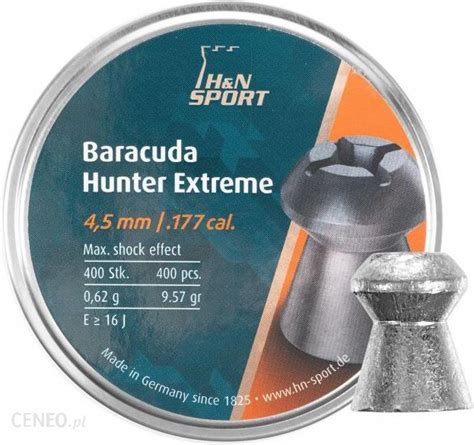 H N Śrut Baracuda Hunter Extreme 4 5 400szt 1763 Ceny i opinie