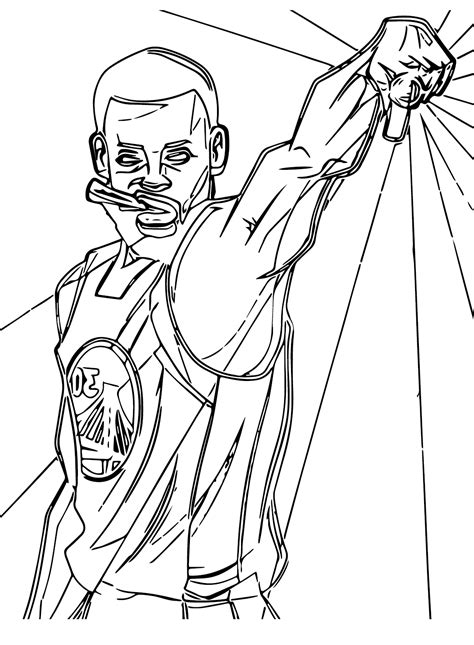 Stephen Curry Para Colorear Y Pintar Im Genes Para Dibujar Gratis