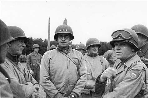 Gen Omar Bradley Attends The Funeral Of Gen Theodore Roosevelt Jr In