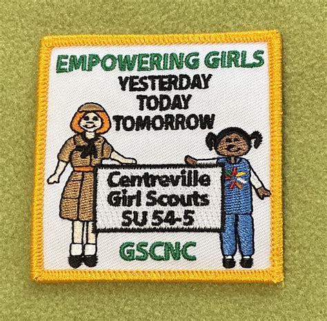 Girl Scouts Nations Capital 100th Anniversary Patch Empowering Girls