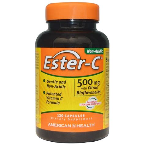 Витамин С Ester-C с биофлавоноидами, American Health, 500 мг, 120 ...