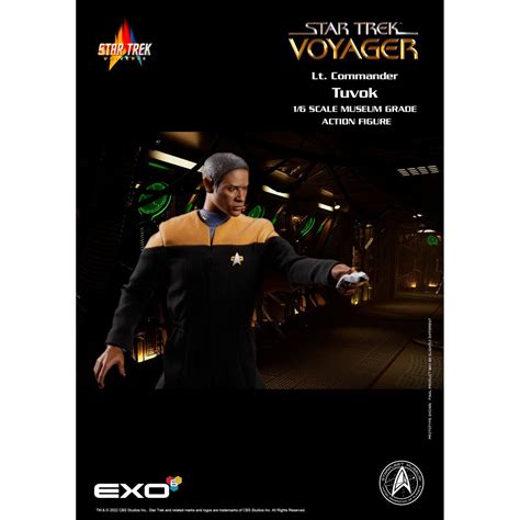 Star Trek Voyager Lt Commander Tuvok 1 6 Scale Action Figure