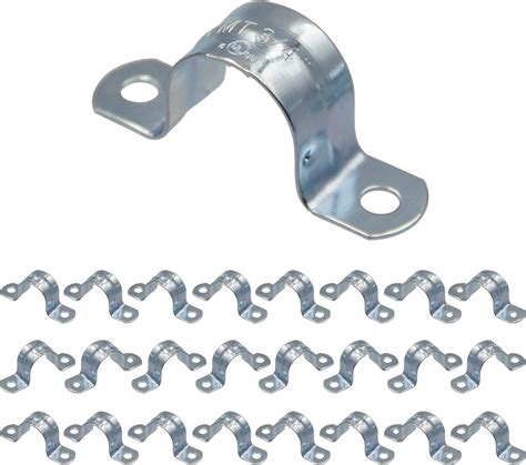 Ispinner Pcs Inch Zinc Plated Steel Emt Pipe Straps U Bracket