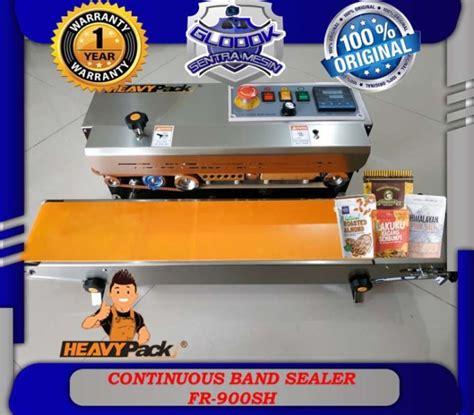 Jual Continuous Band Sealer Mesin Segel Plastik Fr 900Sh Heavypack Di