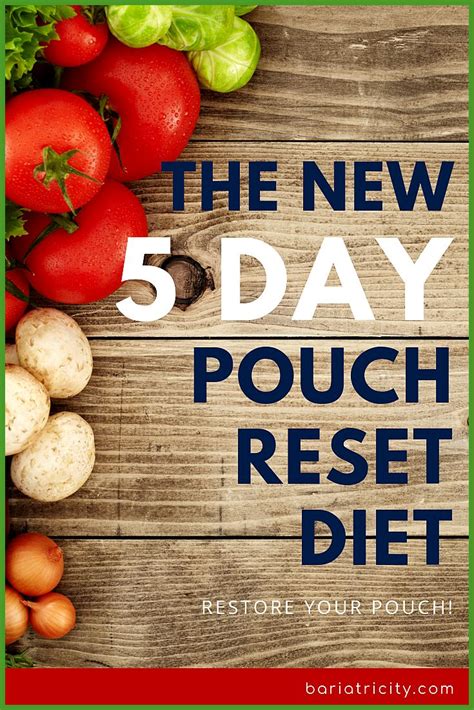 5 Day Pouch Restoration Diet The New Reset Diet With Meal Plan