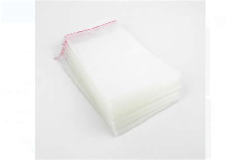 Pp Material White Transparent Ld Plastic Bags 5 Inch Size For Packaging