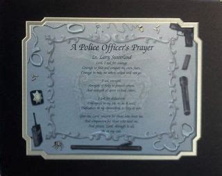 POLICE OFFICER WIFE Poem Personalized Print Prayer