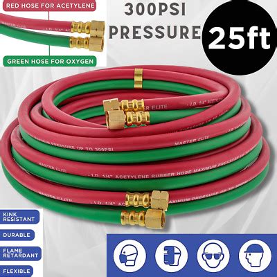 Abn Oxygen Acetylene Hose Inch Twin Welding Hose Cutting Torch