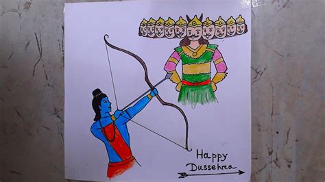 Top 999+ dussehra images drawing – Amazing Collection dussehra images drawing Full 4K