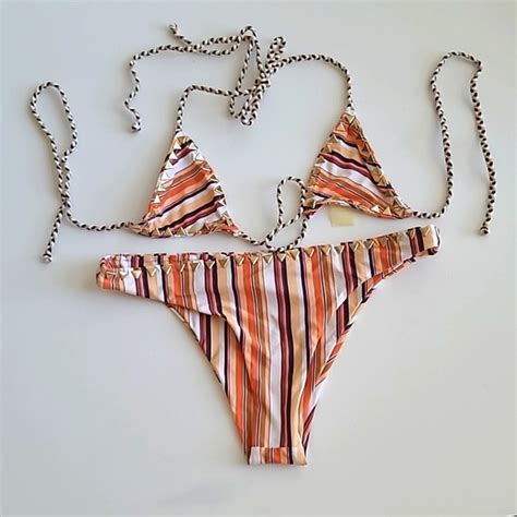 Same Swim Same Swim Luxury String Bikini Swim Set Poshmark