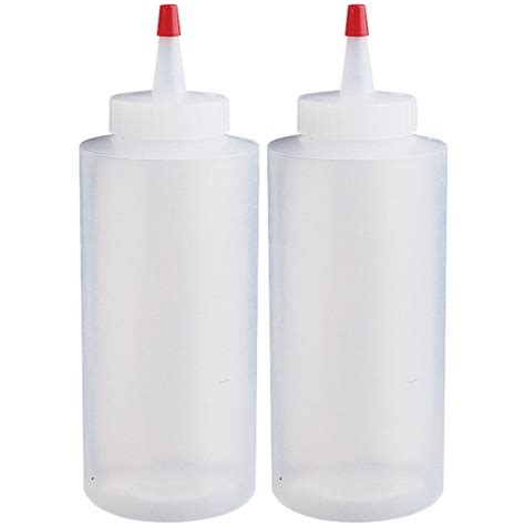 Wilton Mini Plastic Squeeze Bottles 6 Oz 2 Pieces