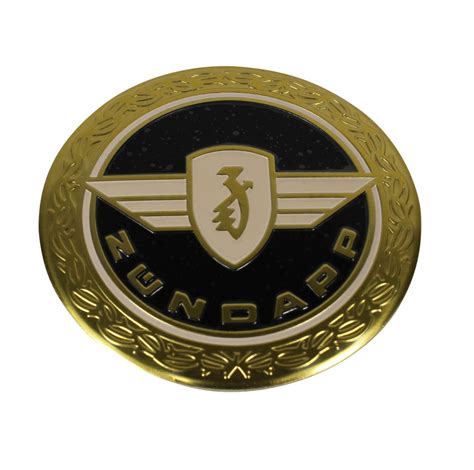 EMBLEM AUFKLEBER RUND 64MM SCHWARZ FÜR ZÜNDAPP KS 50 GTS 50