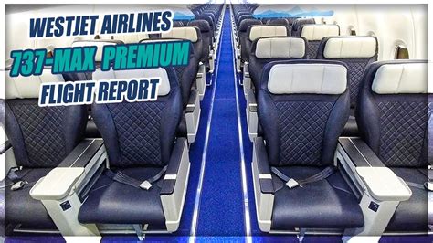 Westjet 737 Premium Cabin Flight Report Youtube