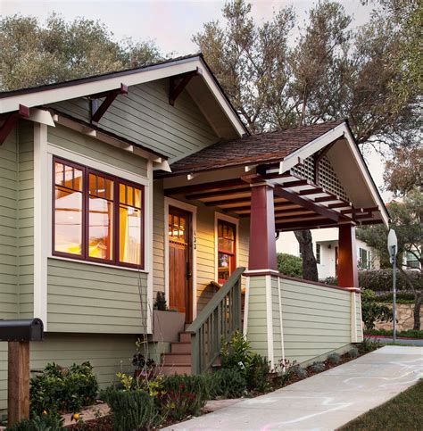 Craftsman Bungalow Remodel Craftsman Porche Santa Barbara Par