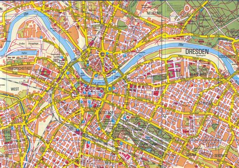 Guide to Bach Tour: Dresden - Maps