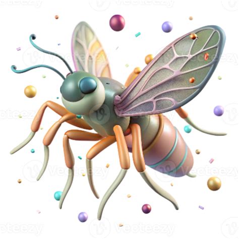 stunning rustic Aquatic Insect Nymph Cutout Isolated Transparent