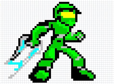 Master Chief Pixel Art By Najlazarus On Deviantart