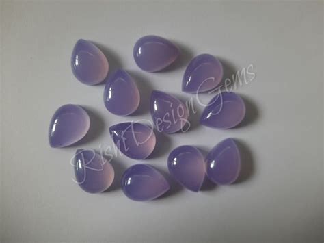 Lavender Chalcedony Pear Shape Calibrated Sizes X To X Mm All