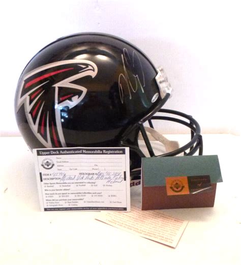 Michael Vick Autographed Signed Atlanta Falcons F S Authentic Helmet