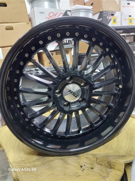 18 Tsw Gllosy Black Sport Rims 5x112and5x114 3 Pcd Car Accessories