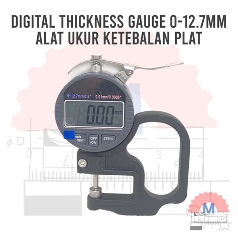 Jual Thickness Gauge Digital Alat Ukur Ketebalan Plastik Kertas Kawat